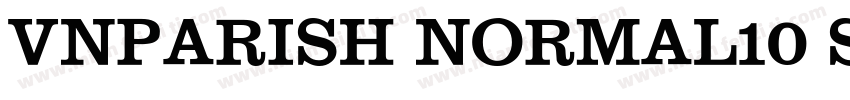 VNParisH Normal10 S字体转换
